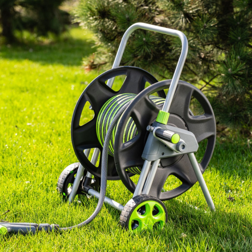STALCO GARDEN Wózek metalowy do węża EXP