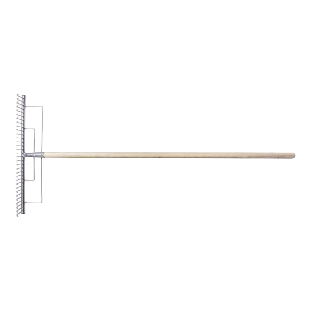 Grabie do trawy (32 zęby - trzonek drewniany) | STALCO GARDEN