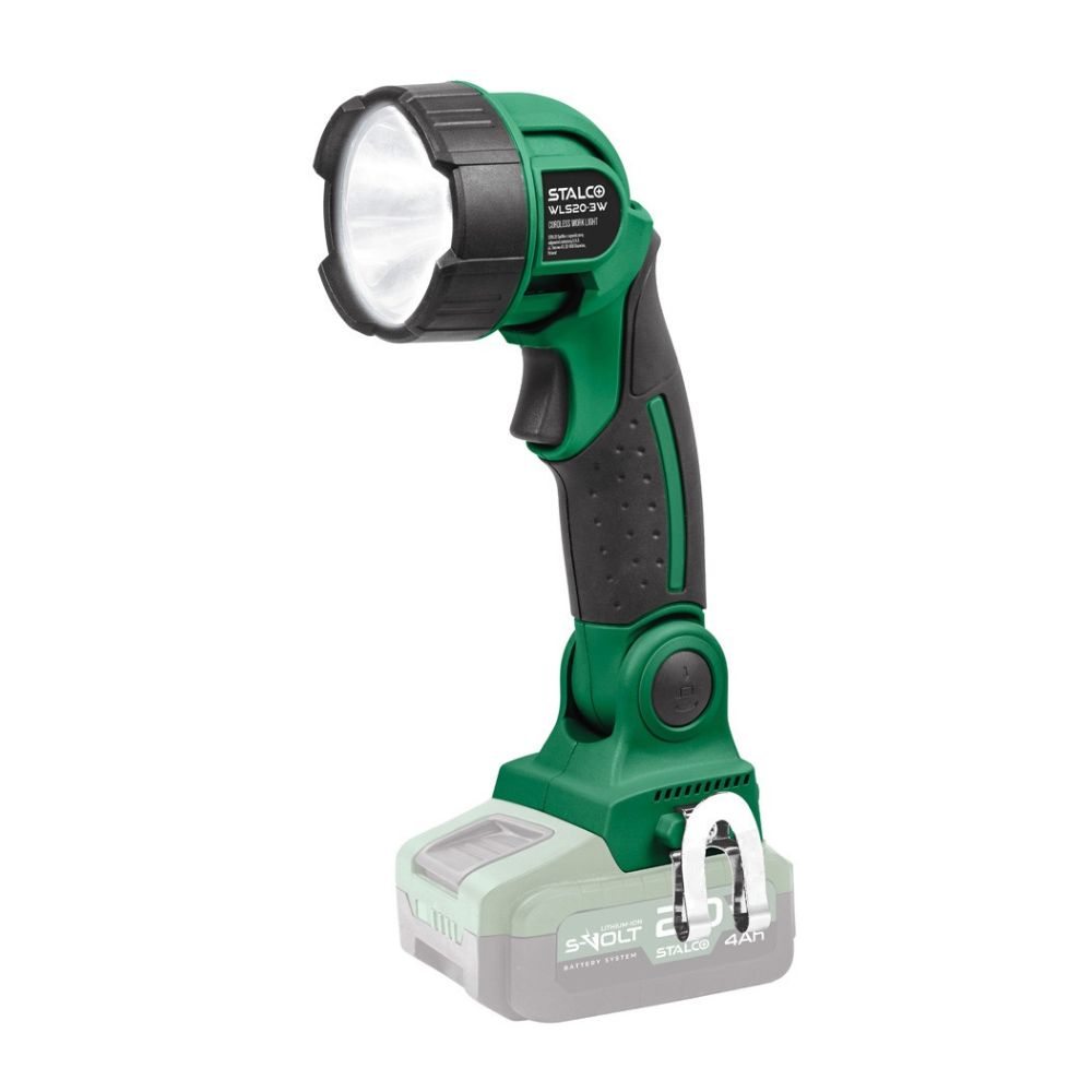 Lampa robocza akumulatorowa WLS20-3W BODY 20V S-VOLT | STALCO
