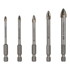 Komplet wierteł do szkła 4-10mm (5 elementów) | STALCO PERFECT