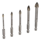 Komplet wierteł do szkła 4-10mm (5 elementów) | STALCO PERFECT