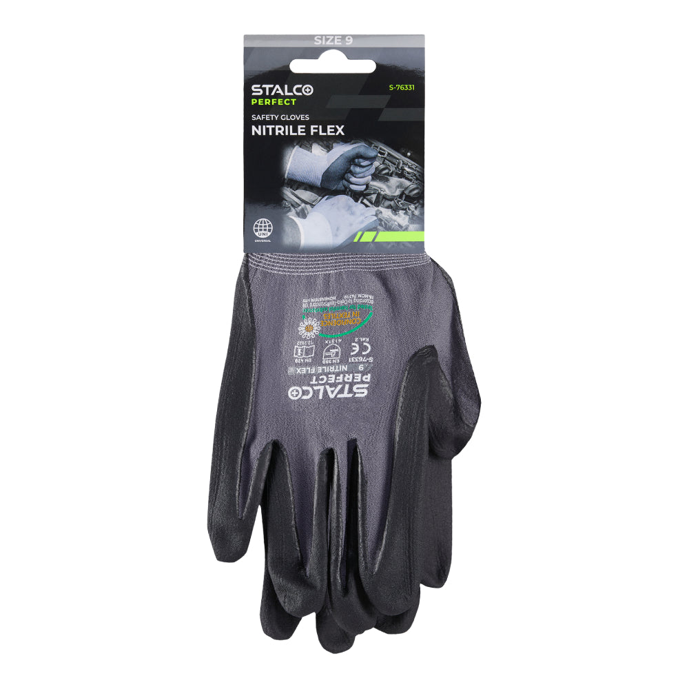 Rękawice nylonowe "NITRILE FLEX" | STALCO PERFECT