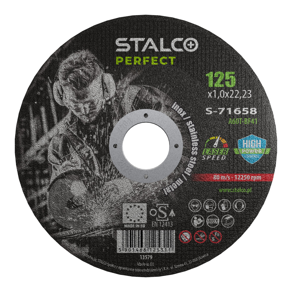 Tarcza do cięcia metalu POWERMAX - płaska | STALCO PERFECT