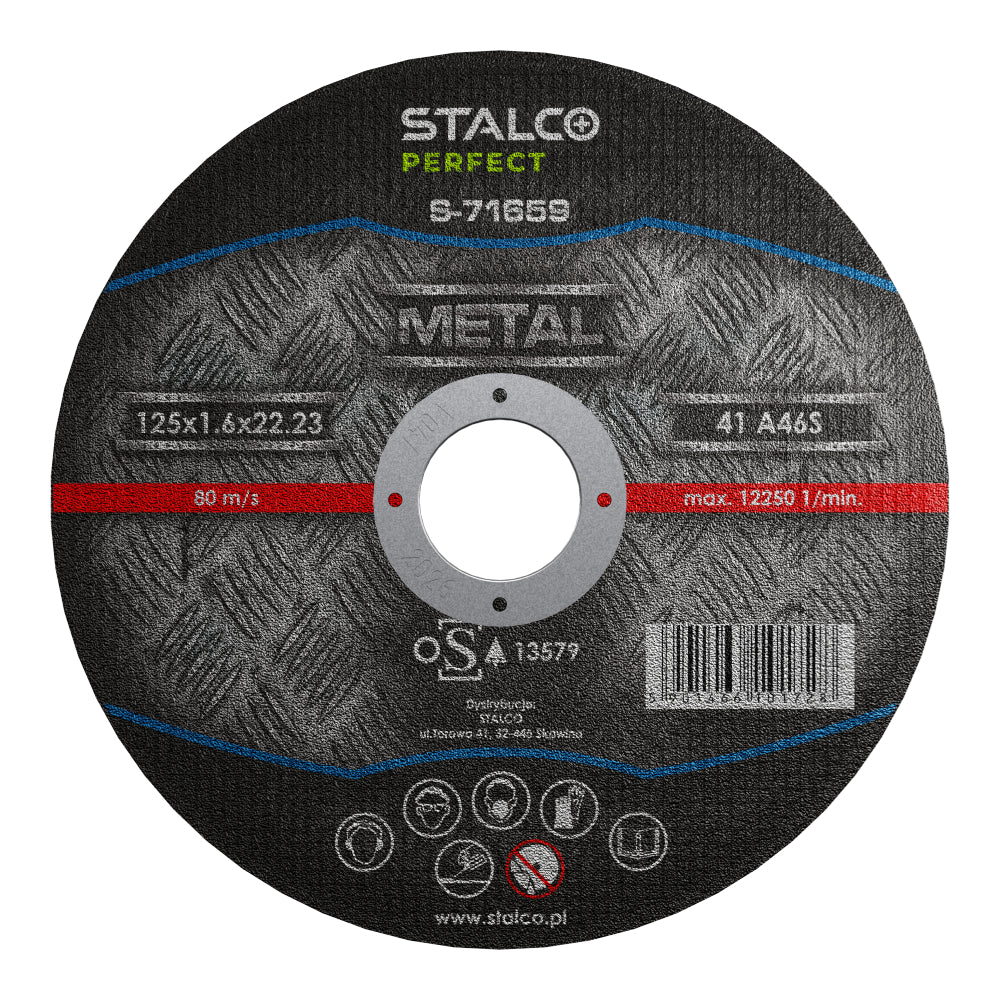 Tarcza do cięcia metalu - płaska | STALCO PERFECT