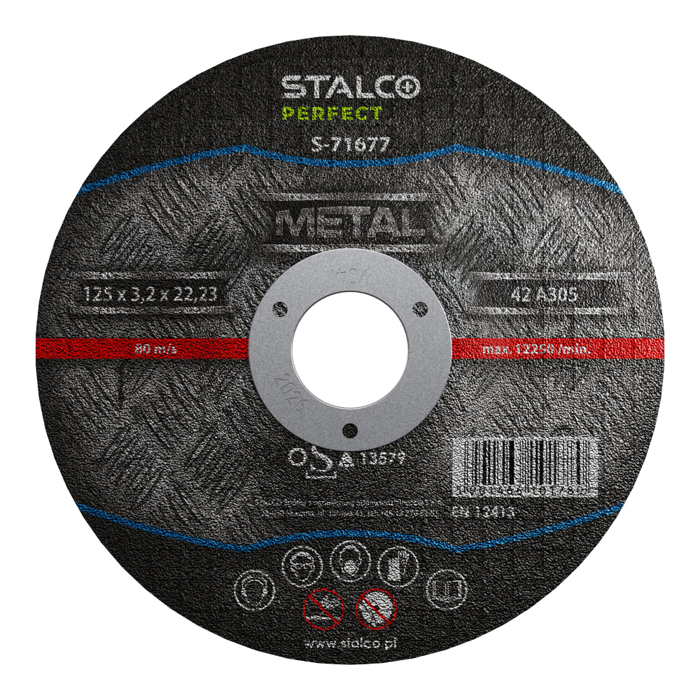 Tarcza do cięcia metalu - wypukła | STALCO PERFECT