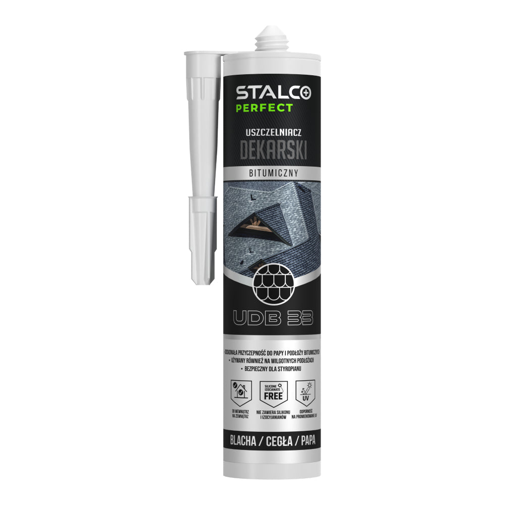 STALCO PERFECT Uszczelniacz dekarski bitumiczny 280ml