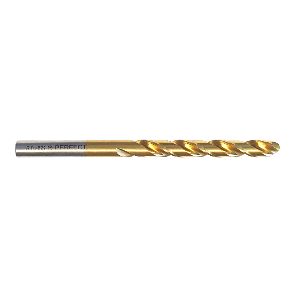STALCO PERFECT Wiertło do metalu INOX HSS-E TiN DIN338 - blister