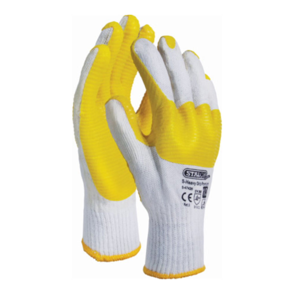 STALCO Rękawice ochronne bawełniane "S-HEAVY GRIP" | STALCO PERFECT