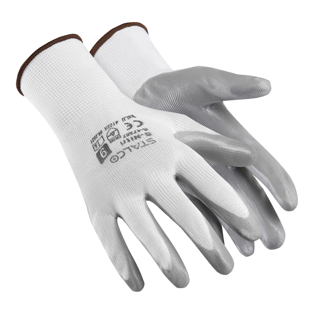 Rękawice poliestrowe "S-NITRI" | STALCO