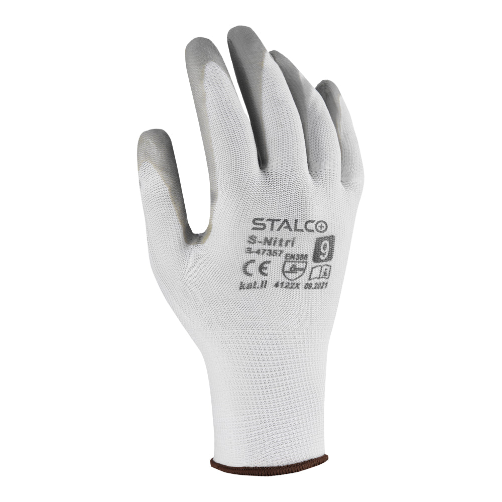 Rękawice poliestrowe "S-NITRI" | STALCO