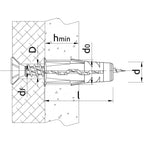 UNO® Kołek uniwersalny z wkrętem | Rawlplug