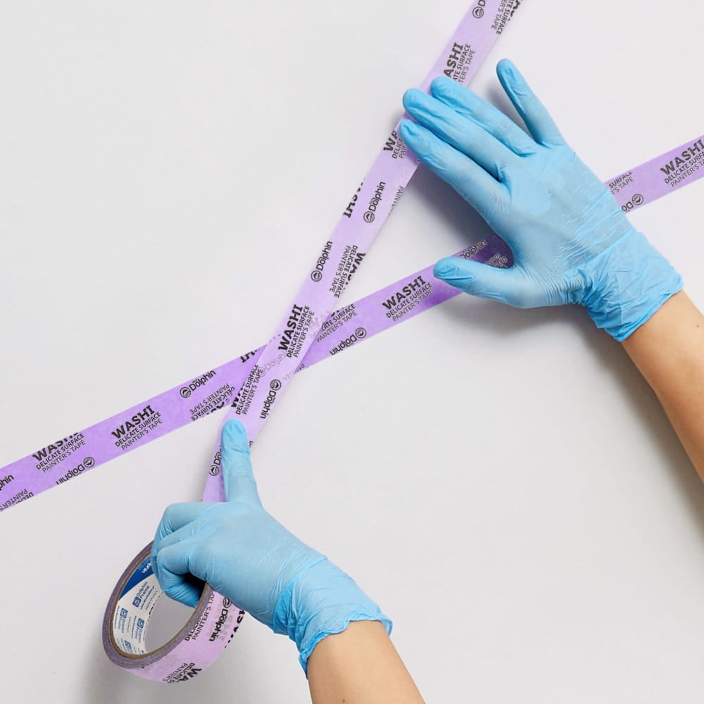 Taśma Washi do delikatnych powierzchni | Blue Dolphin