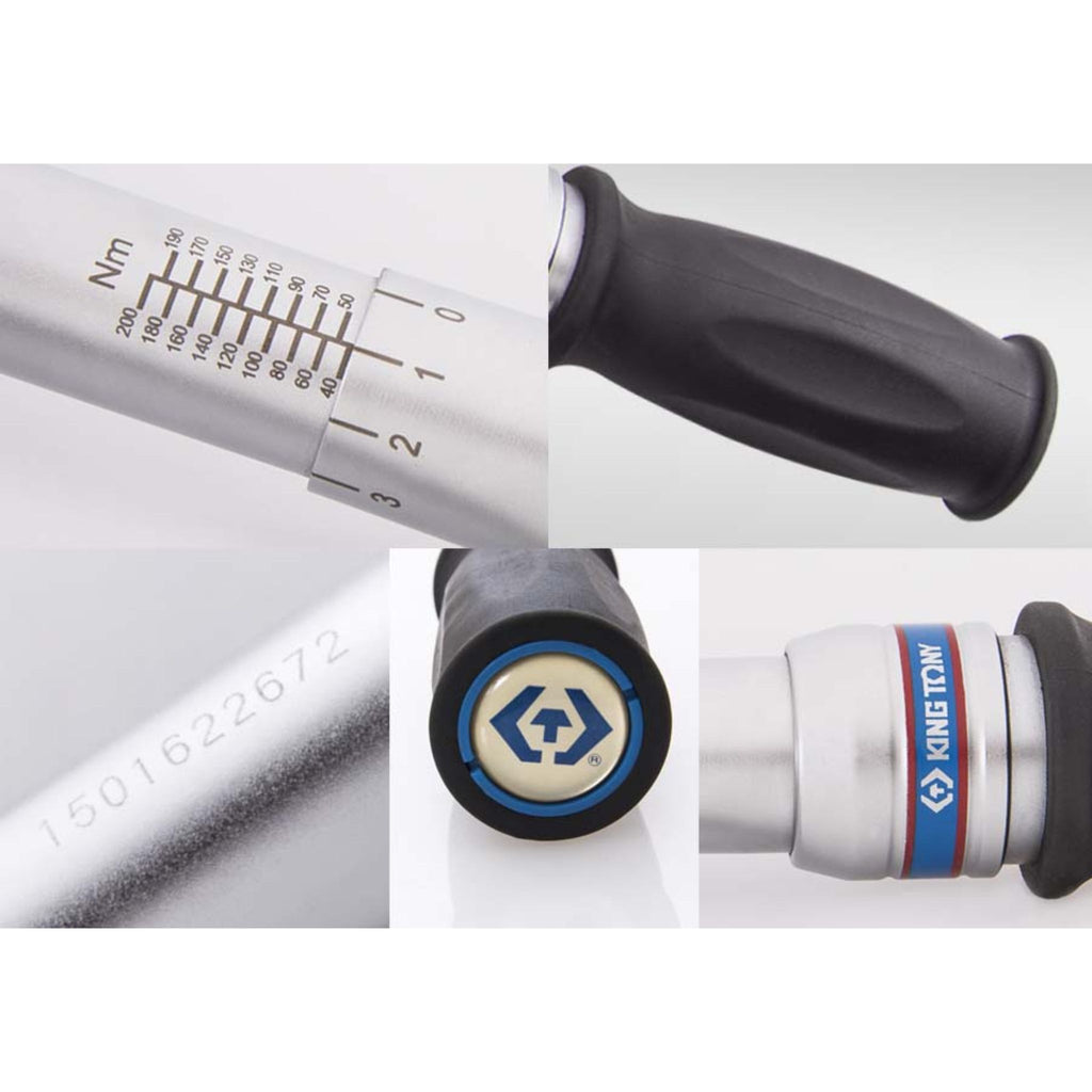 King Tony Klucz dynamometryczny 3/8" z przyciskiem 10-60Nm