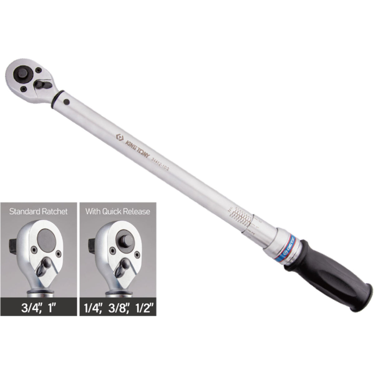 King Tony Klucz dynamometryczny 3/8" z przyciskiem 20-100Nm