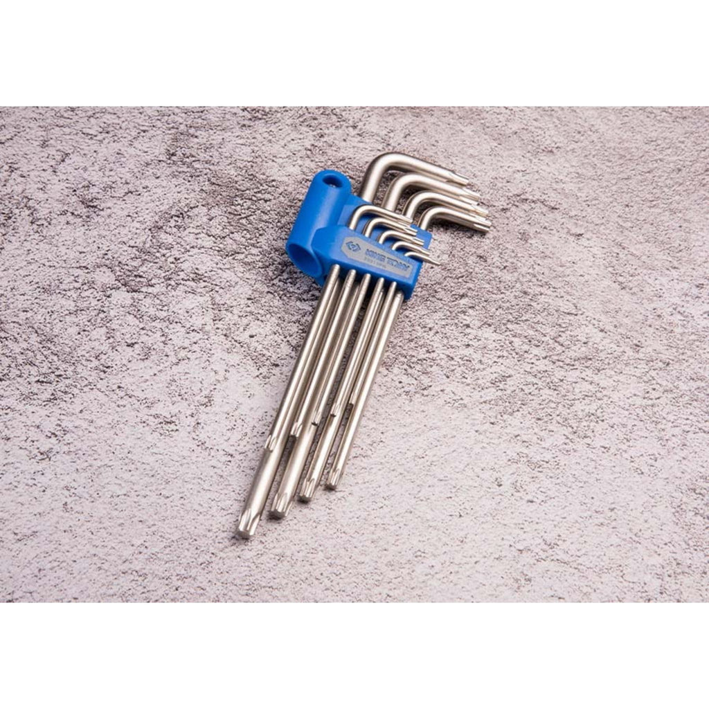 King Tony Zestaw imbusów (9 el.) 1123 - TORX extra długie T10-T50