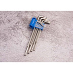 King Tony Zestaw imbusów (9 el.) 1123 - TORX extra długie T10-T50