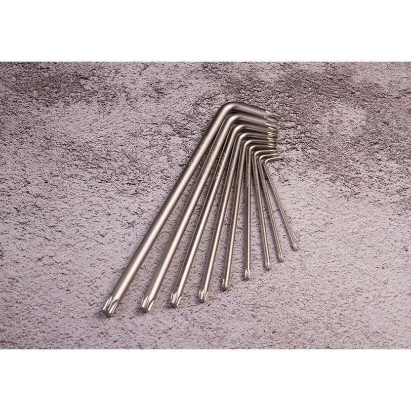 King Tony Zestaw imbusów (9 el.) 1123 - TORX extra długie T10-T50