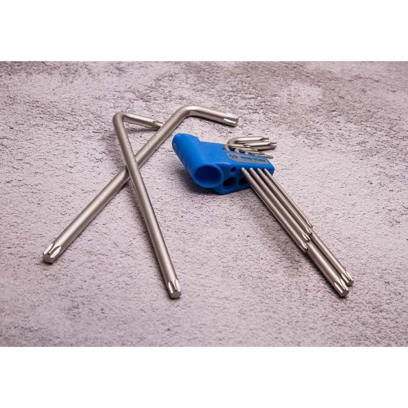 King Tony Zestaw imbusów (9 el.) 1123 - TORX extra długie T10-T50