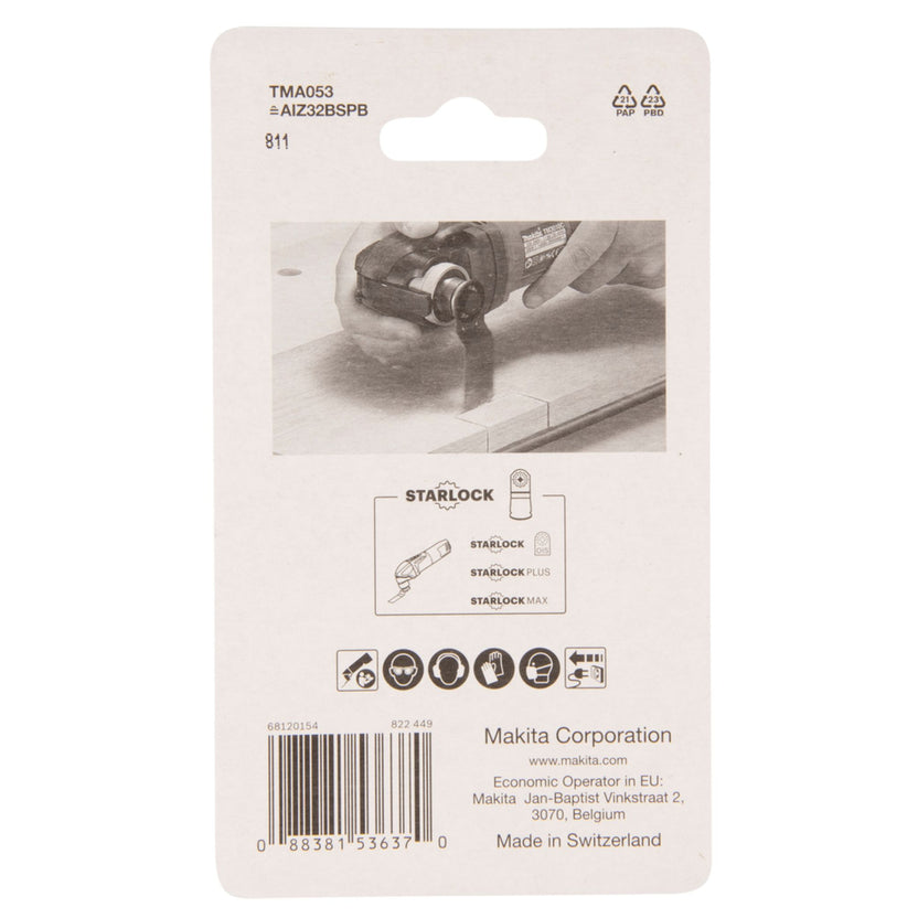 Makita Brzeszczot do cięcia wgłębnego 32 mm (drewno)