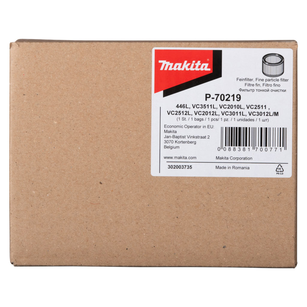 Makita Filtr harmonijkowy