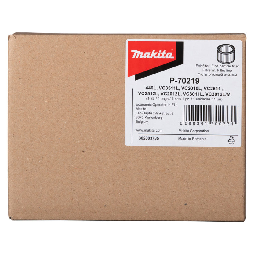 Makita Filtr harmonijkowy