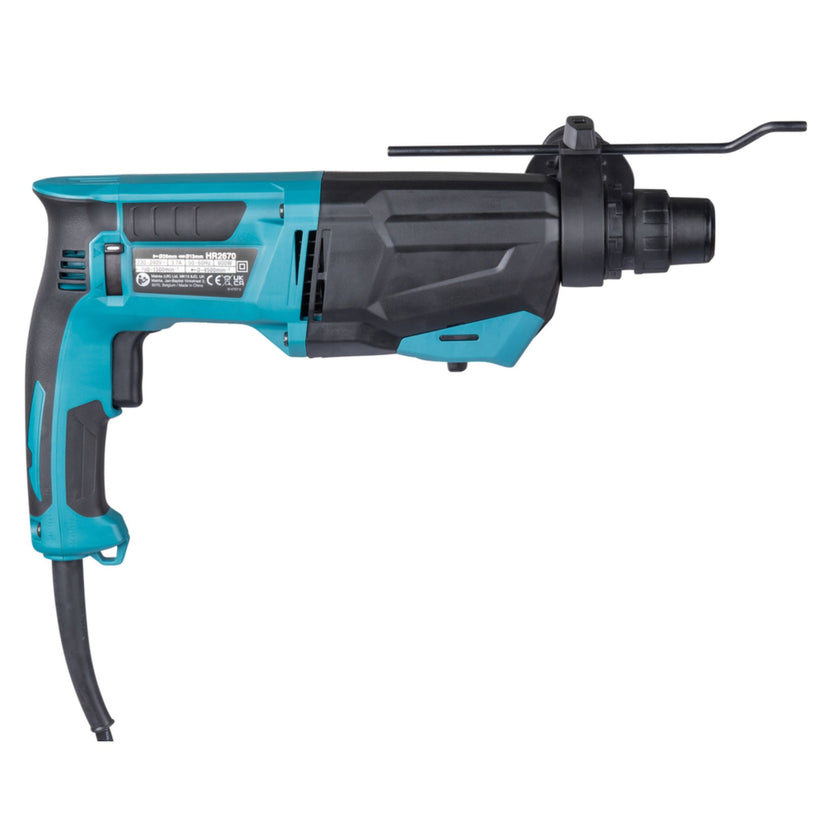Makita Młotowiertarka z opcją kucia HR2670 800W, SDS-Plus, 26mm, 3,0J