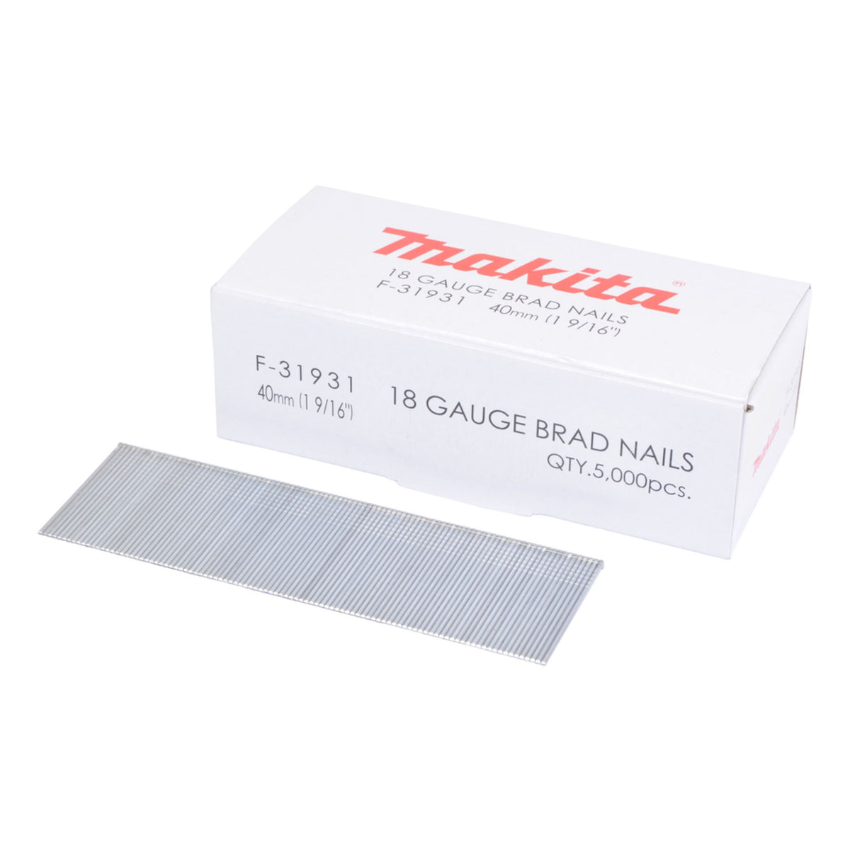 Makita Sztyfty 18Ga (1,0mm), 40mm, 5000szt.