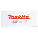Makita Sztyfty 18Ga (1,0mm), 40mm, 5000szt.