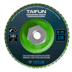 NOZAR Diamentowa tarcza listkowa do szlifowania TAIFUN 115mm x M14