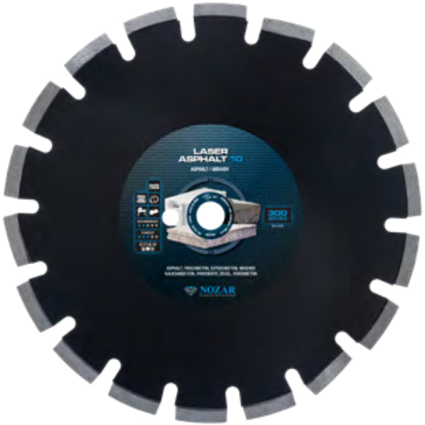NOZAR Tarcza diamentowa LASER ASPHALT 10 350x25.4mm